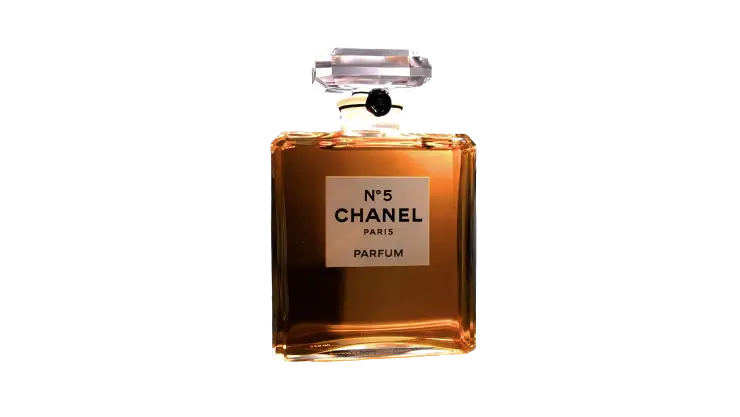 Flacon Chanel N°5 utilisé comme référence visuelle du film